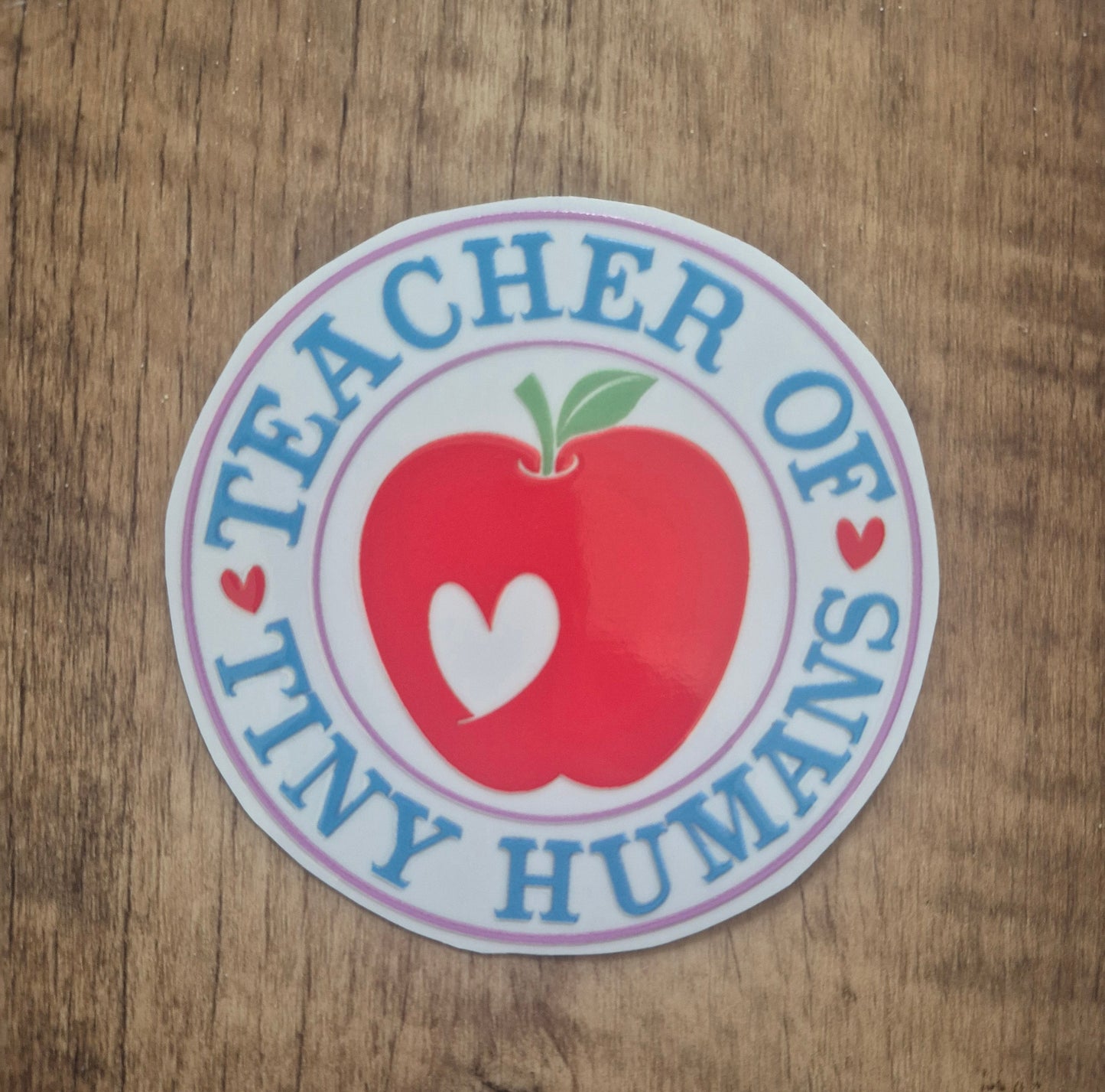 Teacher Circle UV DTF Transfer