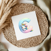 Unicorn Letters & Numbers UVDTF Transfer