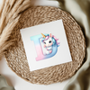 Unicorn Letters & Numbers UVDTF Transfer