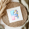 Unicorn Letters & Numbers UVDTF Transfer