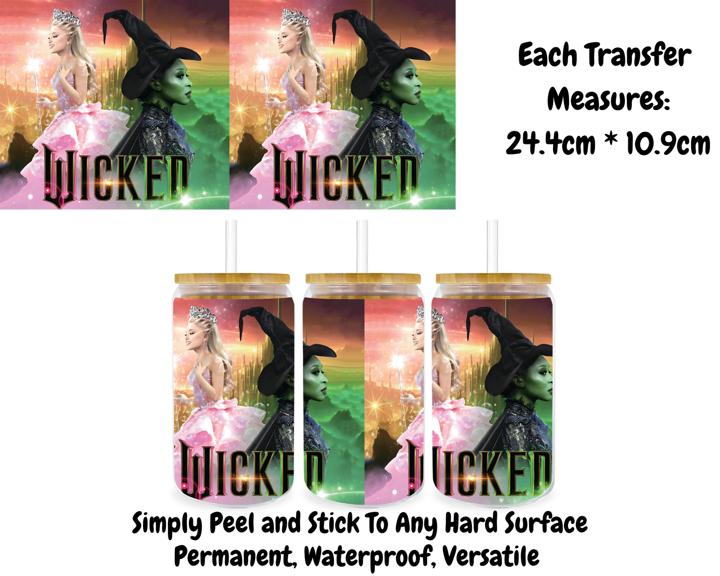 Wicked - 16oz UV DTF Transfer