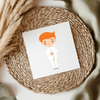 Communion Boy - Red Hair UV DTF Decal