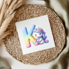 Unicorn Letters & Numbers UVDTF Transfer