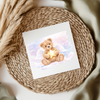Memory Bear - Paint Splash Shape UV DTF Decal