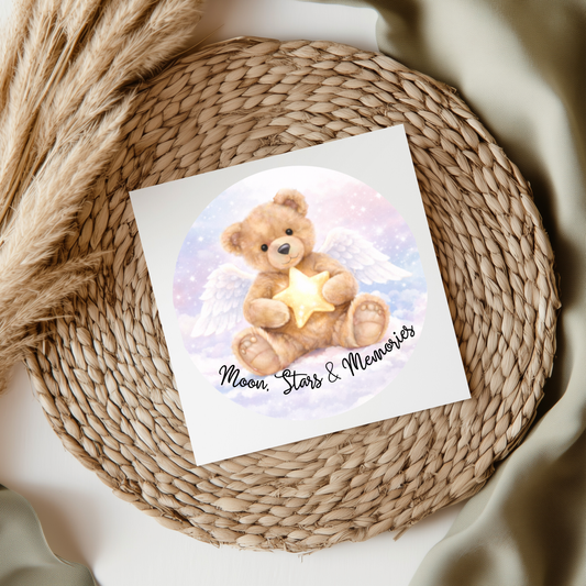 Memory Bear - Moon, Stars & Memories UV DTF Decal