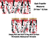 Halloween Knives Characters - 16oz UV DTF Transfer