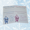 A4 Baby's First Christmas The Nice List Certificate