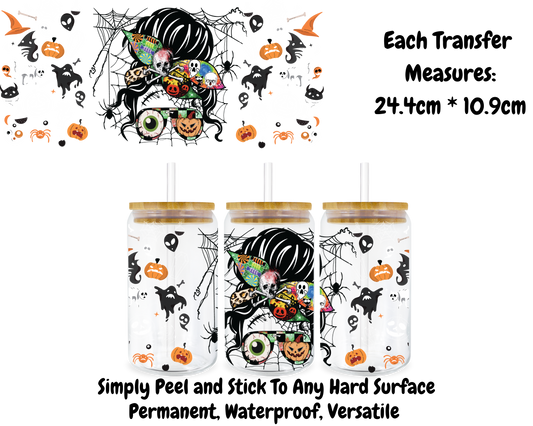 Halloween Face - 16oz UV DTF Transfer