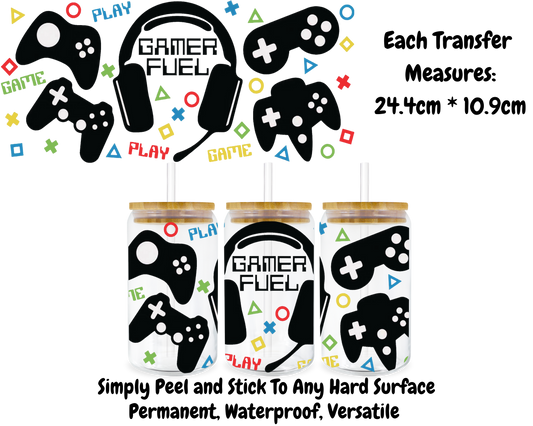 Gamer Fuel - 16oz UV DTF Transfer
