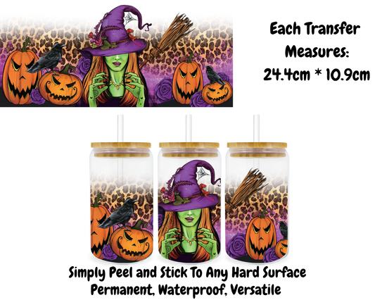 Green Witch - 16oz UV DTF Transfer