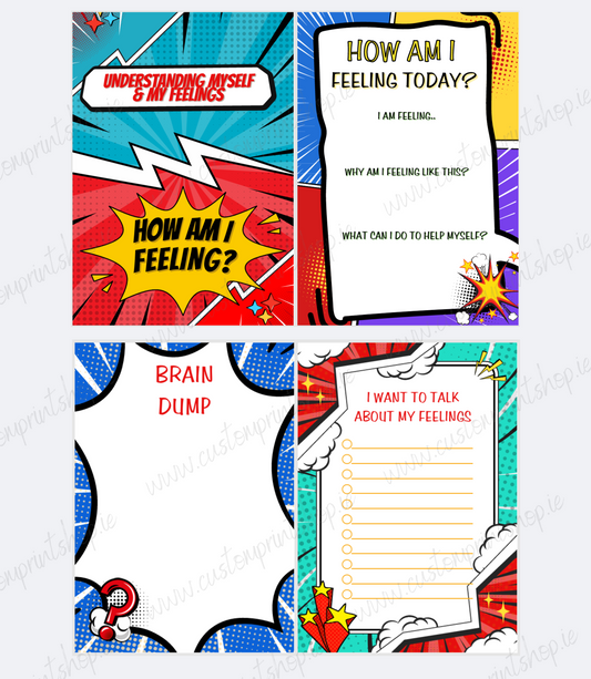 DIGITAL FILE - Super Hero Worry Book