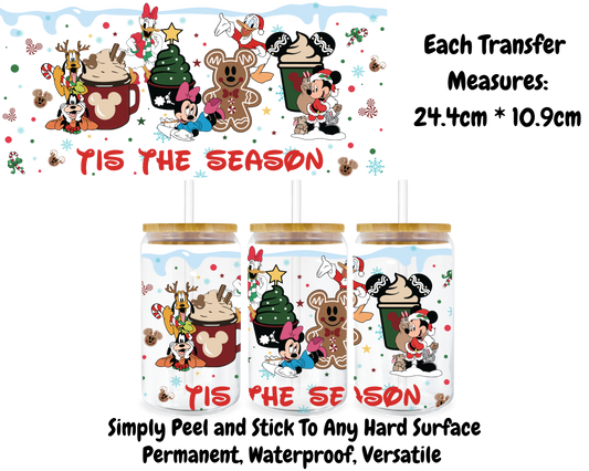 Tis The Season - 16oz UV DTF Transfer
