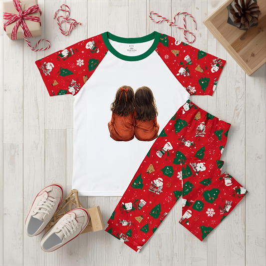 Christmas Pyjamas Girls DTF Transfer