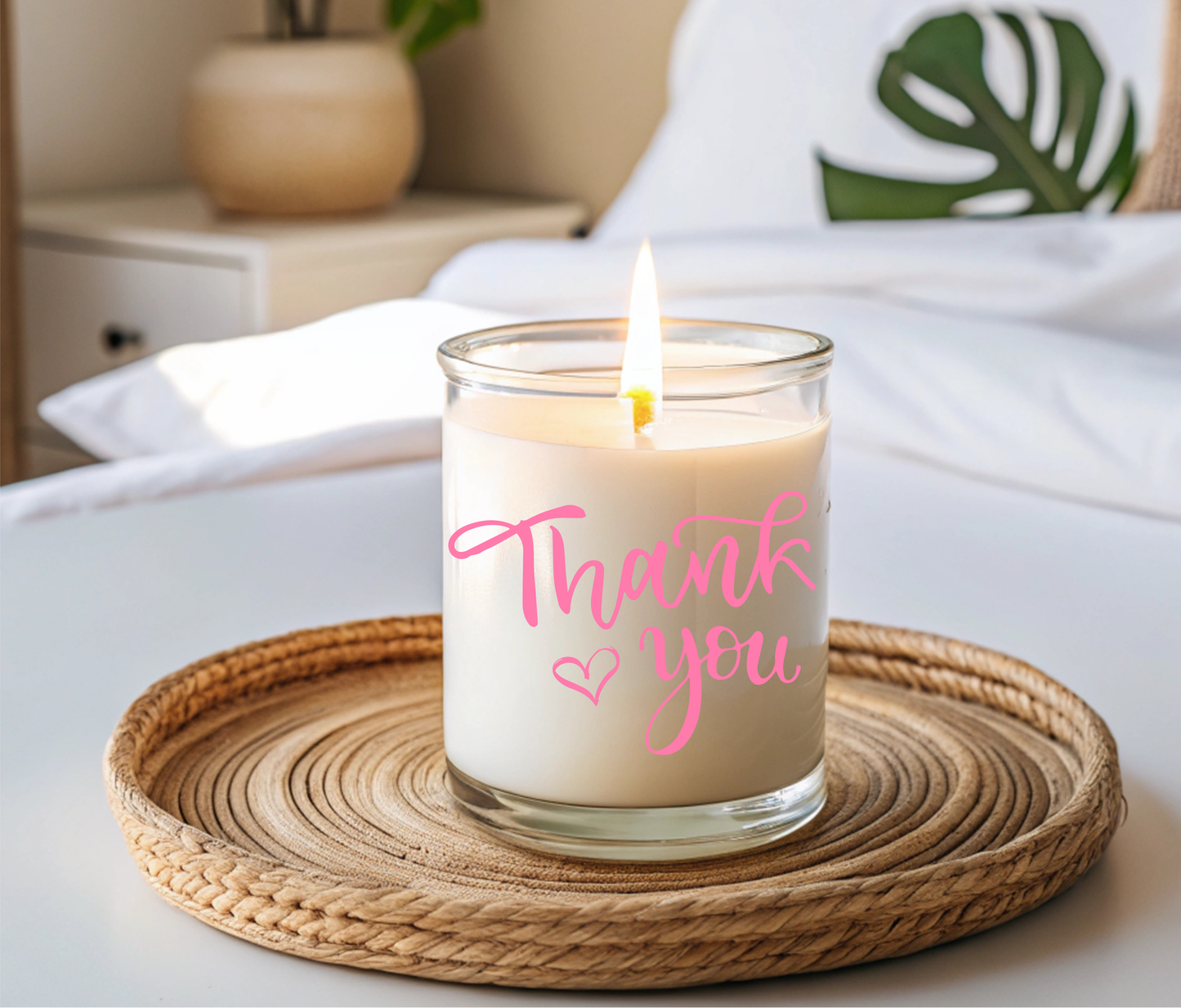 Thank You PINK -6cm UVDTF decal