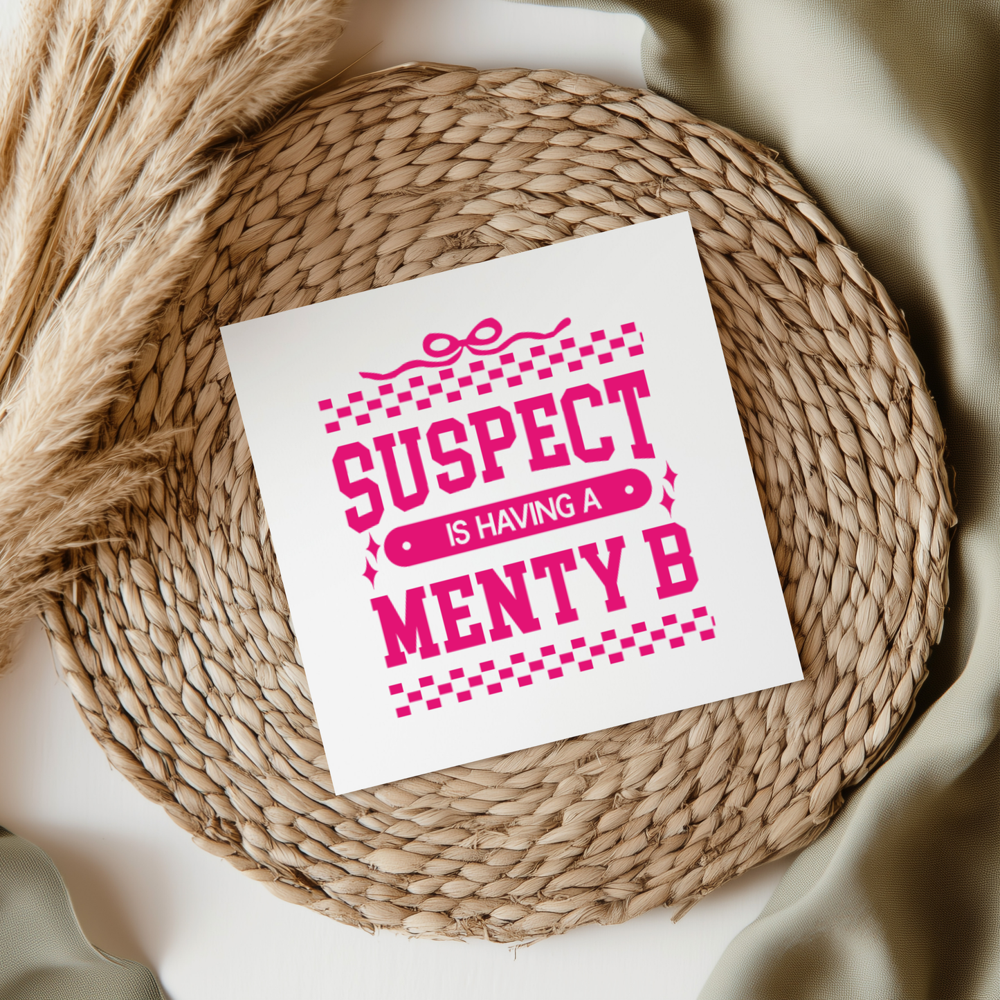 Suspect Claims....Menty B UVDTF Transfer