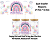 Be Kind Autism Awareness - 16oz UV DTF Transfer