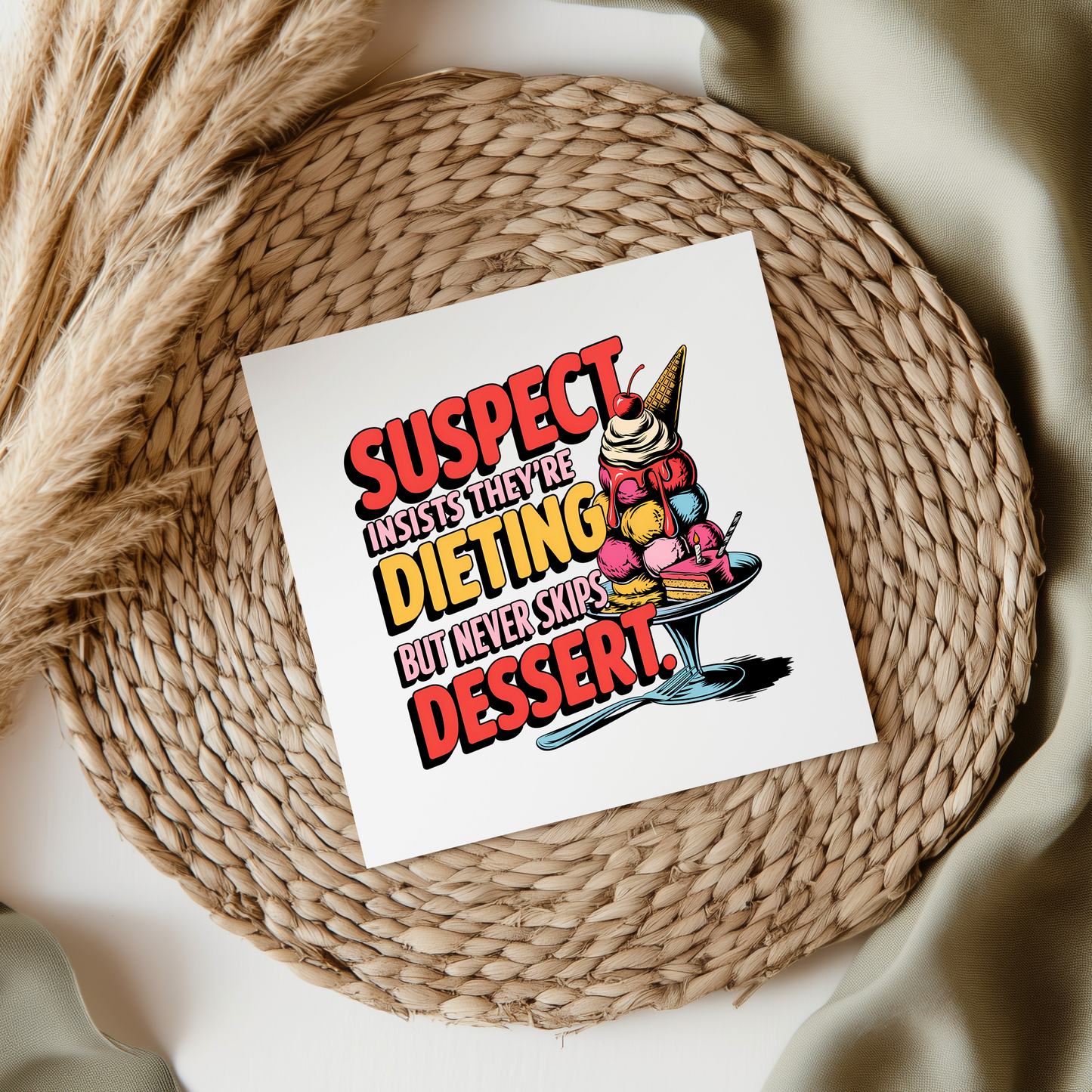 Suspect Claims.... Dessert UVDTF Transfer