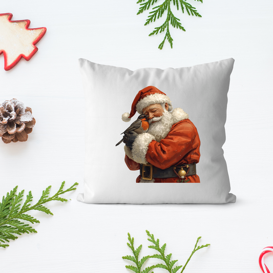 Santa Hugging Robin DTF Transfer