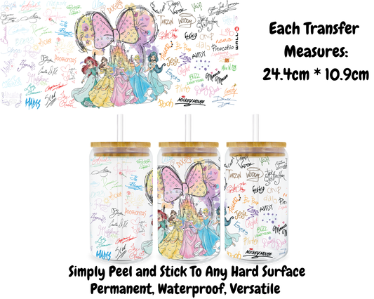 Signatures - 16oz UV DTF Transfer