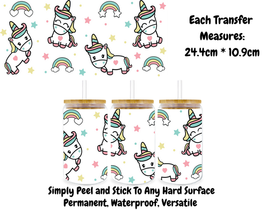 Unicorns - 16oz UV DTF Transfer