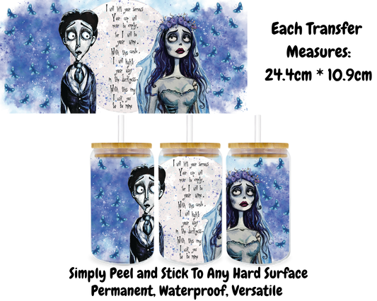 Skeleton Vows - 16oz UV DTF Transfer