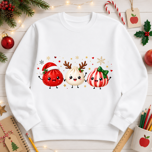 Festive Squishy Dumplings DTF Transfer
