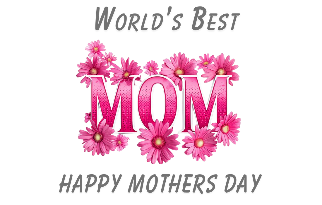 World's Best Mom Happy Mothers Day-6cm UVDTF decal