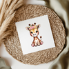 Cute Giraffe UVDTF Transfer