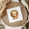 Cute Lion UVDTF Transfer