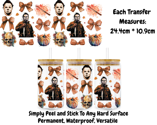 Myers Halloween - 16oz UV DTF Transfer