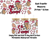 Oh Snap Gingerbread Man - 16oz UV DTF Transfer