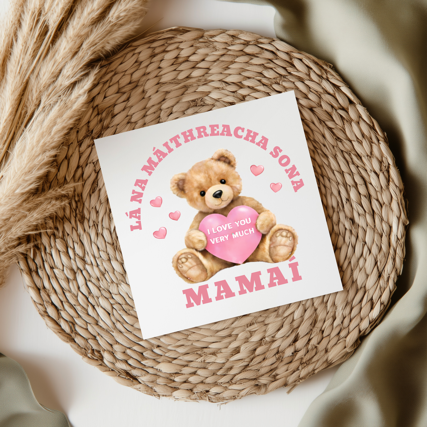 Lá Na Máithreacha Sona - Mamaí UV DTF Decal