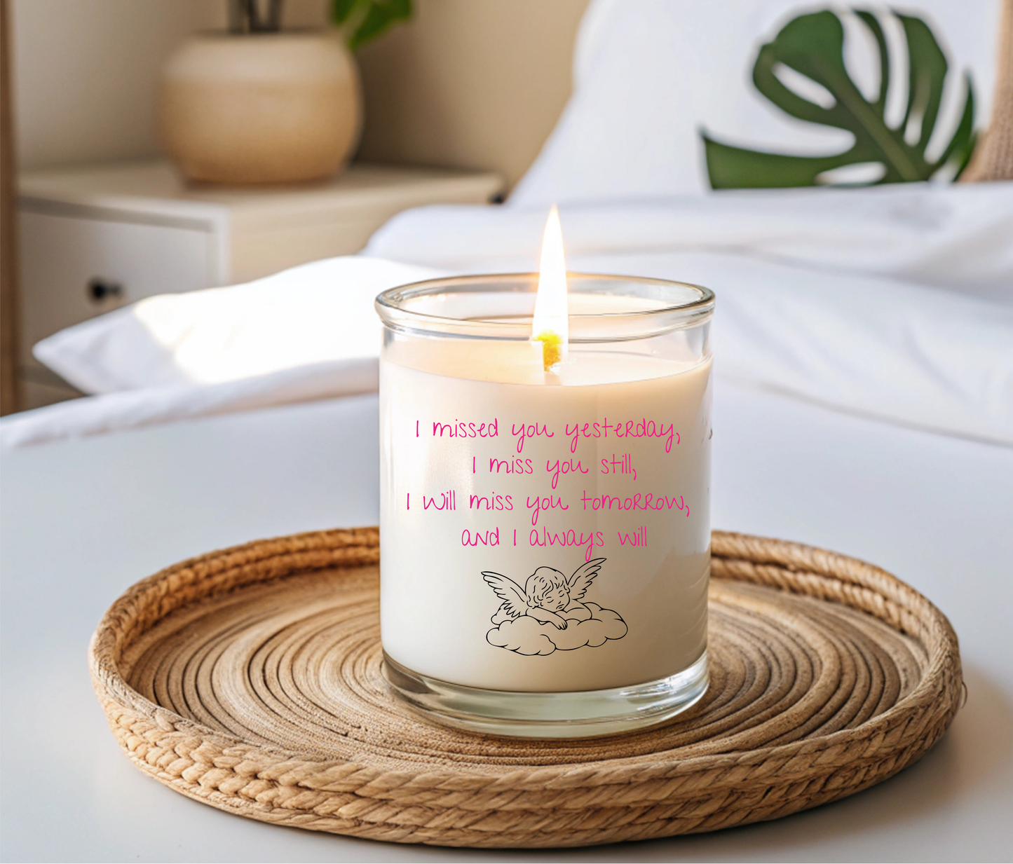 I Missed You Yesterday (Pink)-6cm UVDTF decal