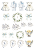 A4 Communion White Mix UVDTF Sheet of Transfers