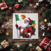 Irish Santa UV DTF Transfer
