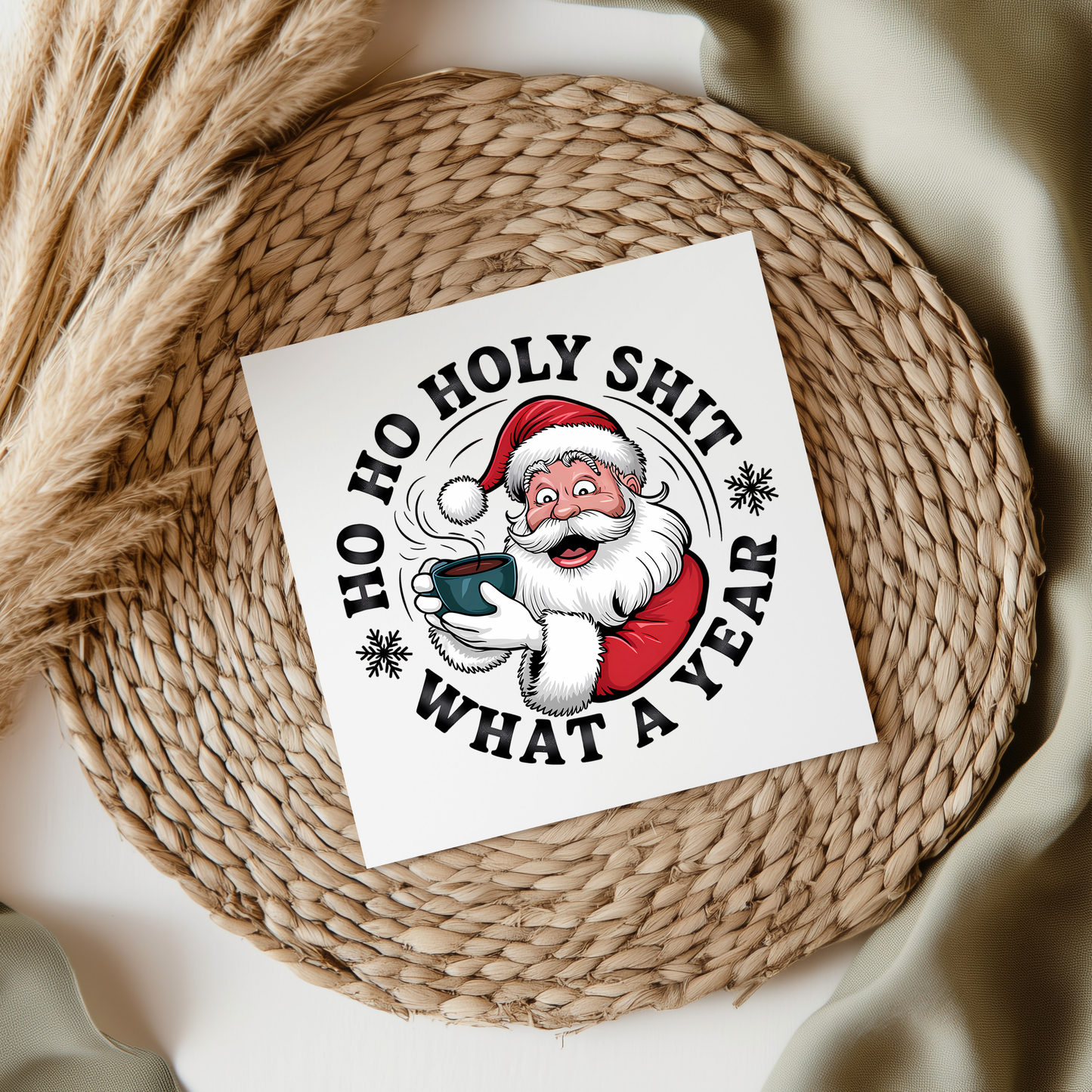 Ho Ho Holy Shit UVDTF Transfer