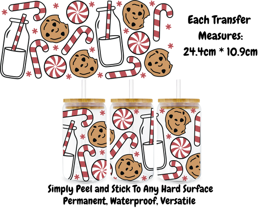 Milk And Cookies - 16oz UV DTF Transfer