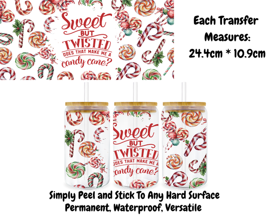 Sweet But Twisted - 16oz UV DTF Transfer