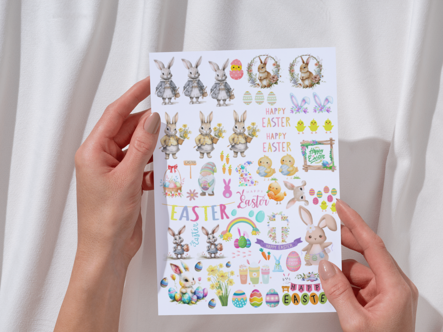 EASTER Mix A4 Themed Sheet UV DTF