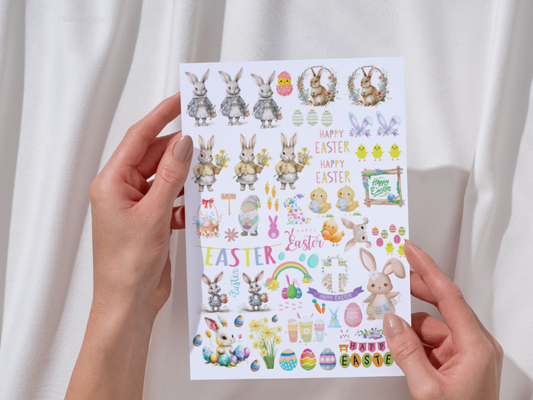 EASTER Mix A4 Themed Sheet UV DTF