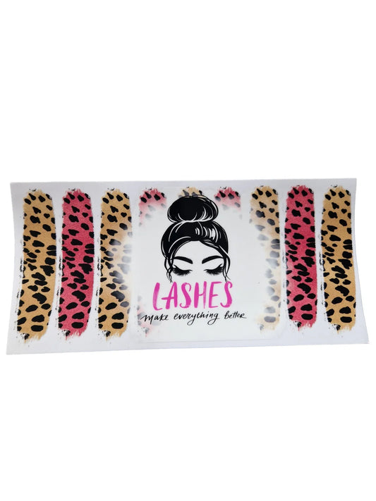 Lashes - 16oz UV DTF Transfer