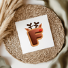 Reindeer Christmas Letters UVDTF Transfer