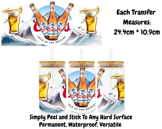 Coors - 16oz UVDTF Transfer
