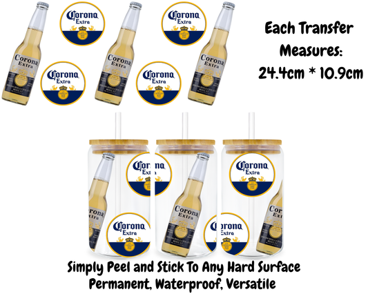 Corona - 16oz UVDTF Transfer