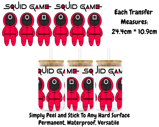 Squid Game - 16oz UVDTF Transfer