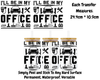 I'll Be In My Office - 16oz UVDTF Transfer