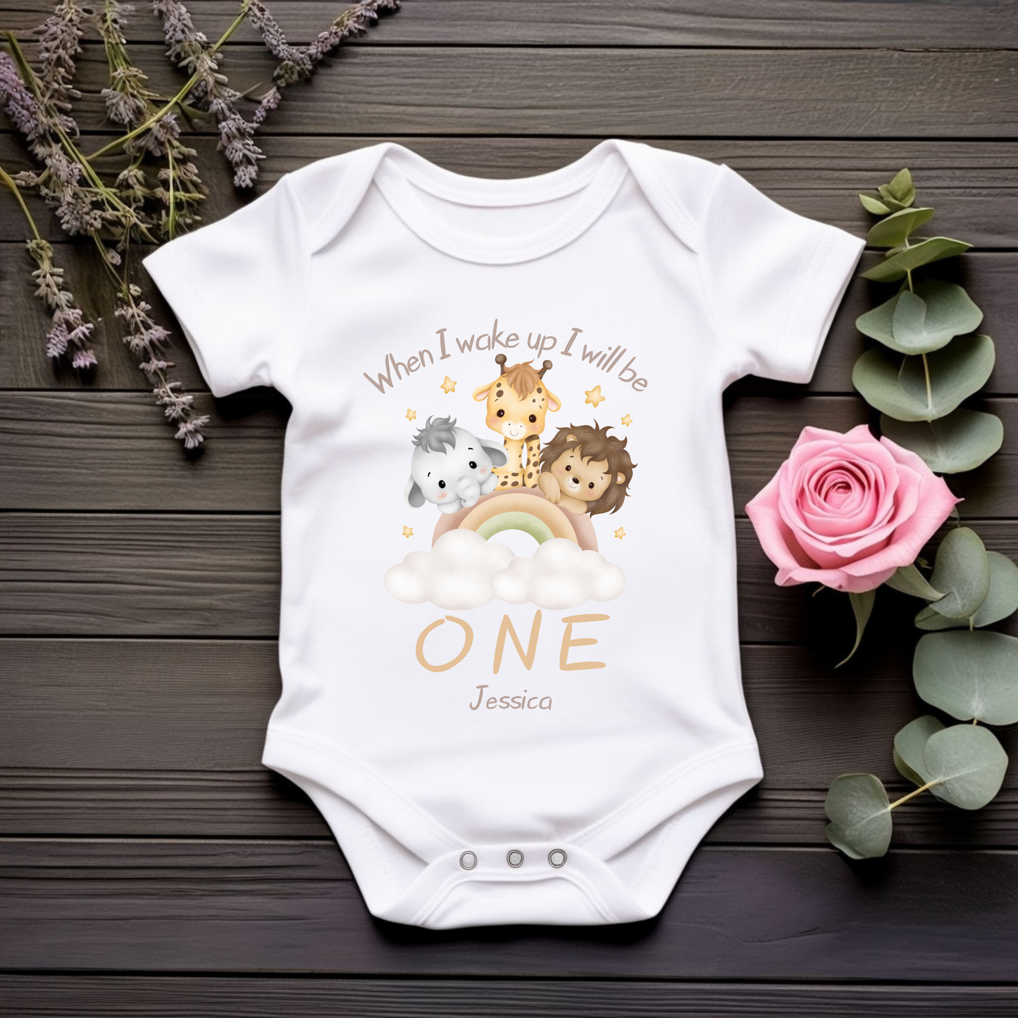 When I Wake Up - Personalised Birthday DTF Transfers