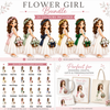 Flower Girl Clipart Bundle – 24 Colour Options | DIGITAL PNG Files |