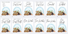 DIGITAL FILE - Milestone Cards Blue Rainbow Bear Style