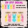 Easter UV DTF - Colourful Bunnies